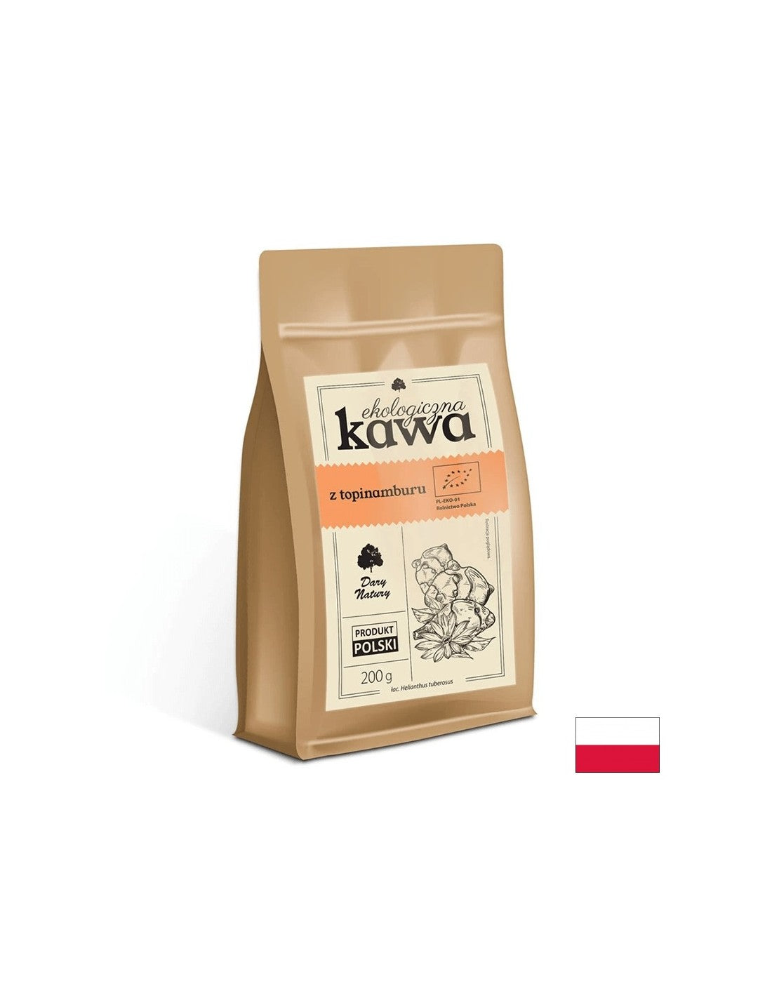 Zemiaková jablková káva, koreň púpavy a Eko korenie, 200 g <tc>Dary Natury</tc>