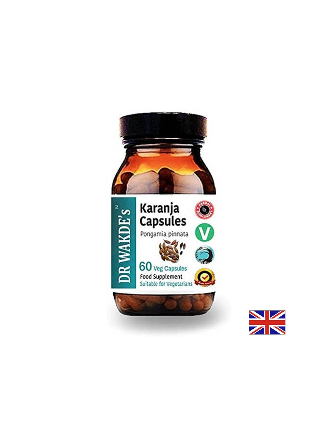 Karanja (Pongamia pinnata) - pre kožné problémy, ekzém, vredy a akné, 60 kapsúl