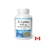 Herpes simplex, osteoporóza a zdravie srdca - L -lyzín, 1000 mg x 120 tablety