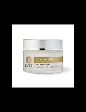 Moisturizing daily anti-aging face cream SPF 15 with manuka honey, 50 ml - Nutra Best Europe