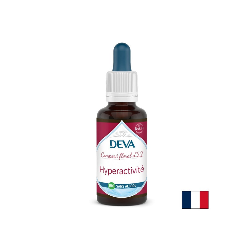 Hyperaktivita, kvetinové esencie, Bach kvapky č. 22 (bez alkoholu), 30 ml