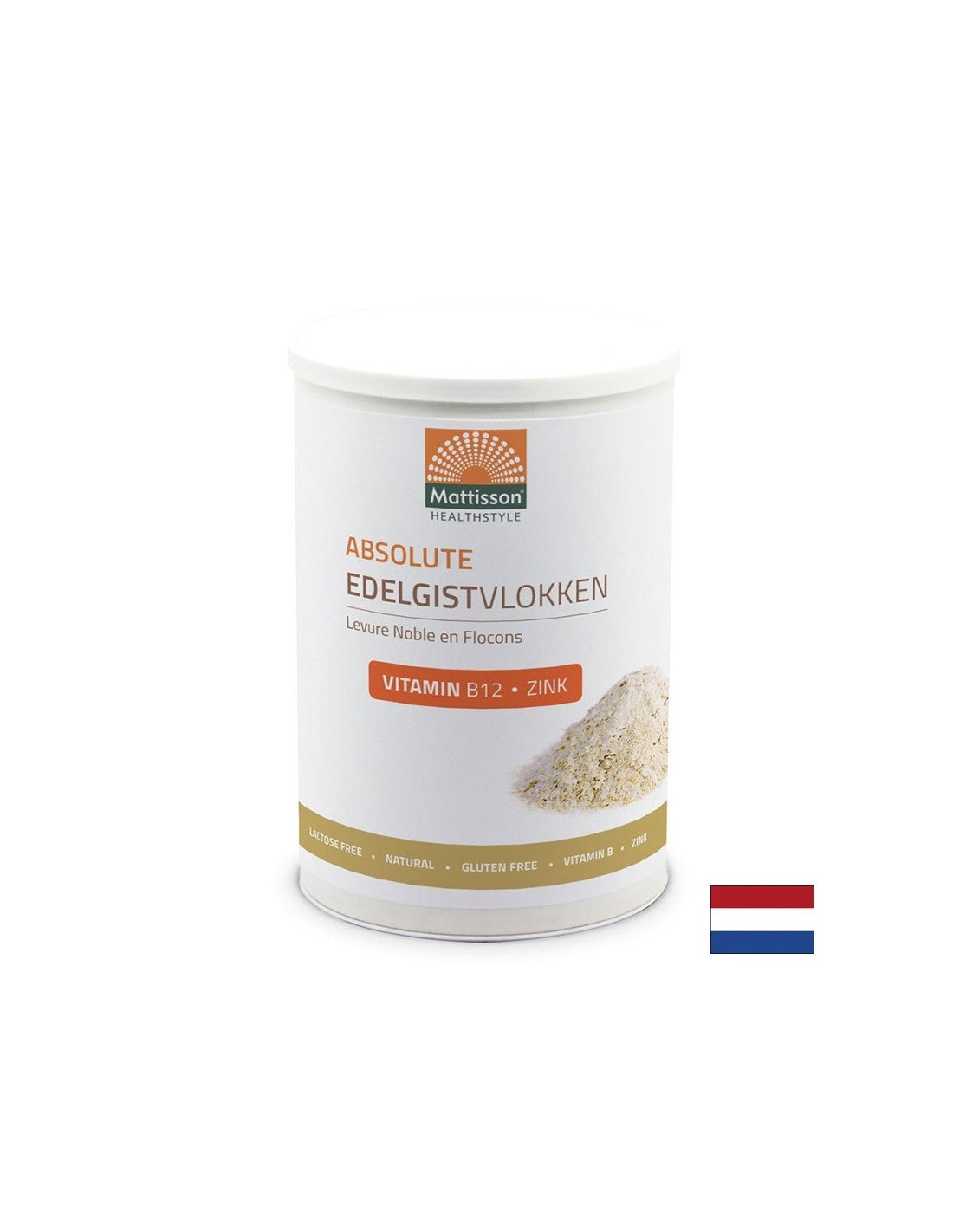 Nutričné ​​droždie + vitamín B12 + zinok, 200 g <tc>Mattisson Healthstyle</tc>