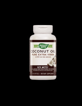 Coconut Oil Organic 1000 mg - 120 Gel capsules - Nutra Best Europe