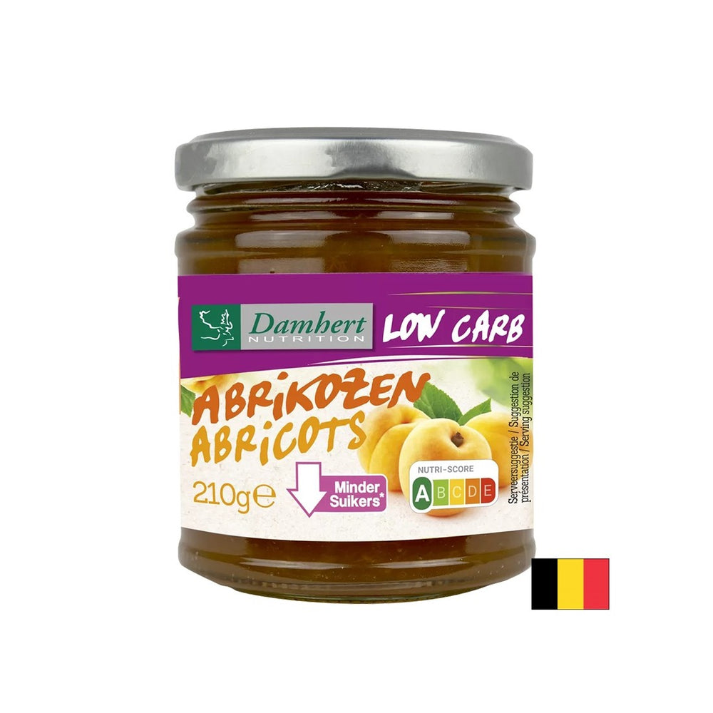 Marhuľový džem (nízky obsah uhľohydrátov a cukry), 210 g