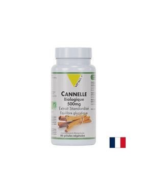 Blood Sugar Control - Ceylon Cinnamon, ORGANIC, 500 mg x 80 capsules - Nutra Best Europe