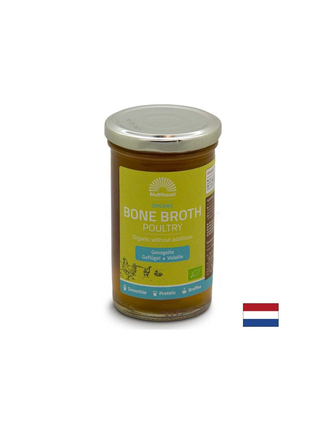 Vývar z hydinových kostí Bio, 240 ml <tc>Mattisson Healthstyle</tc>