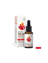 Kosti a kĺby - vitamín D3 800 IU + K2 36 µg + kurkuma, 30 ml kvapky