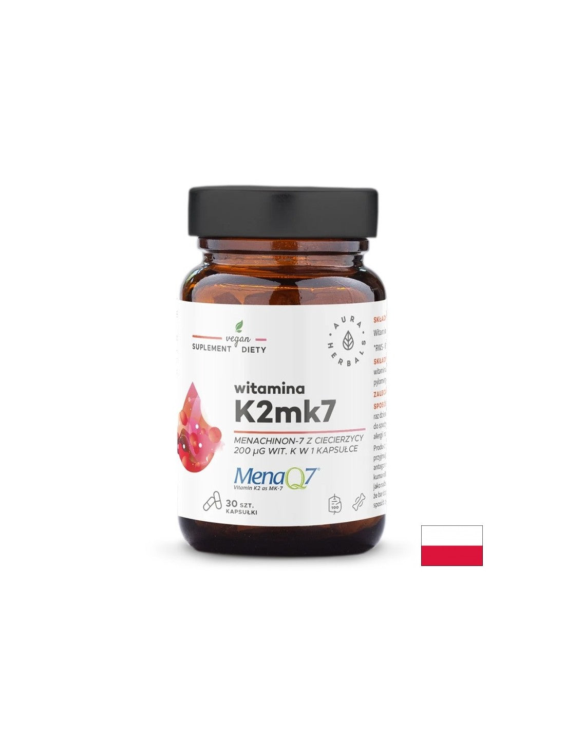 Kosti a kĺby - vitamín K2 (MK -7), kapsuly 200 µg x 30