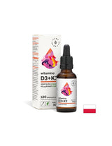 Kosti a zuby - Vitamín D3 + K2, kvapky 30 ml <tc>Aura Herbals</tc>