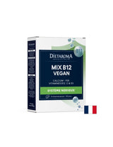 Kostný systém a obeh - vitamín B12 + železo, vápnik, vitamín C a D3 (vegánsky vzorec), 60 tabliet