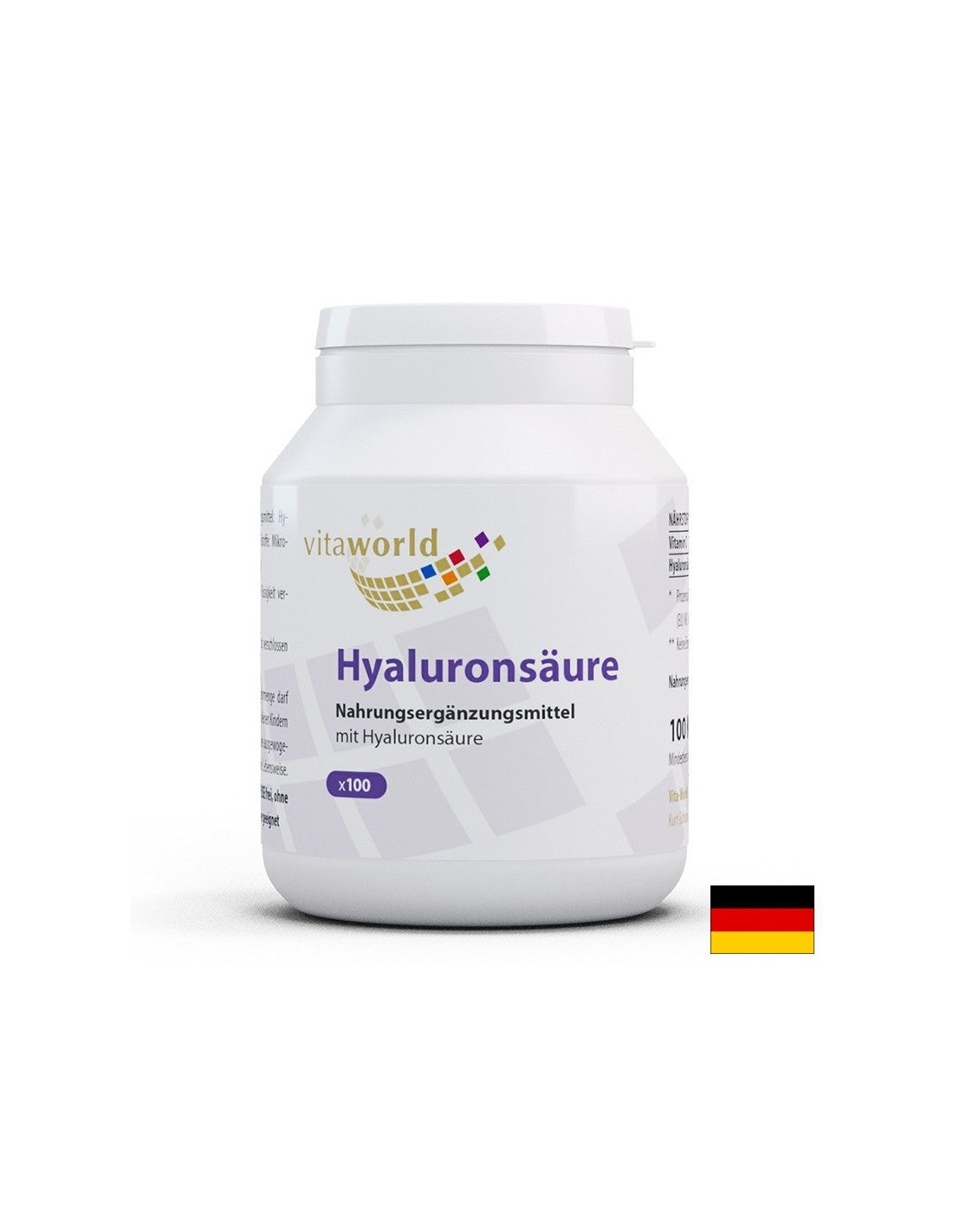Krásne vlasy a pokožka - kyselina hyalurónová, 100 mg + vitamín C, 100 kapsúl