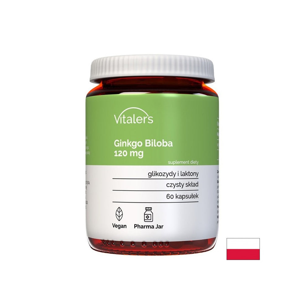 Krvný obeh a funkcia mozgu - Ginkgo Biloba, 120 mg x 60 kapsúl