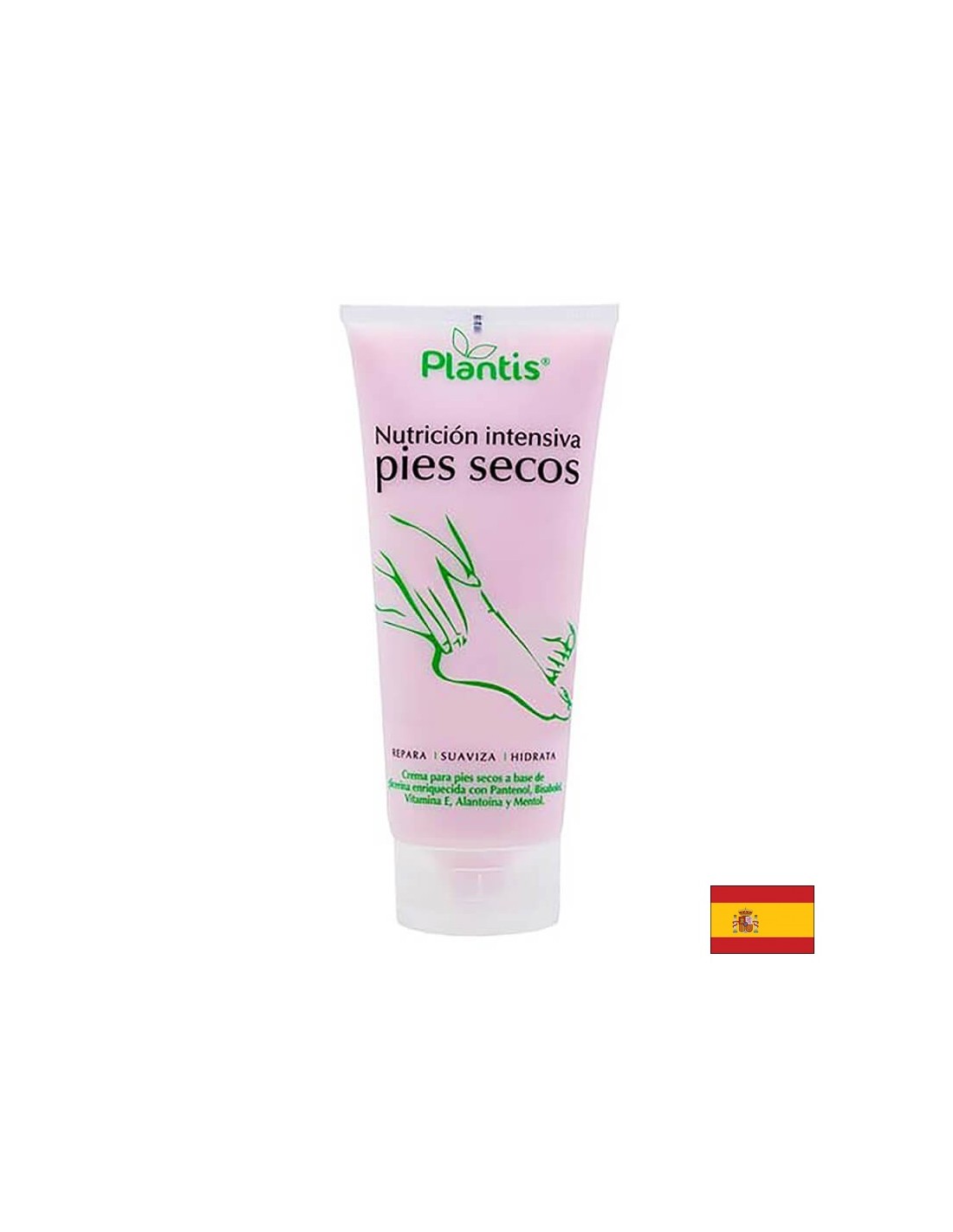 Pre suché a popraskané podpätky (intenzívna starostlivosť) - zvlhčujúci krém - Nutricion Intentiva Pies ECOS Plantis® - 200 ml