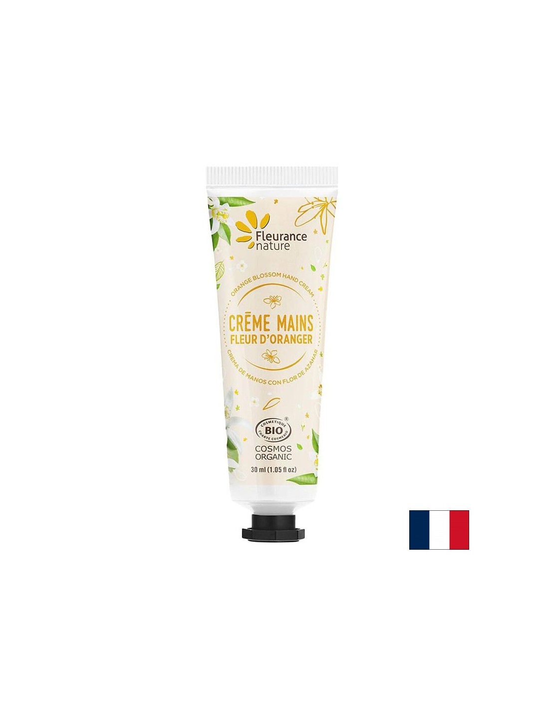 Ručná krém s pomarančovým ovocným vodou, bambucké maslo a aloe vera, 30 ml fleurancia príroda