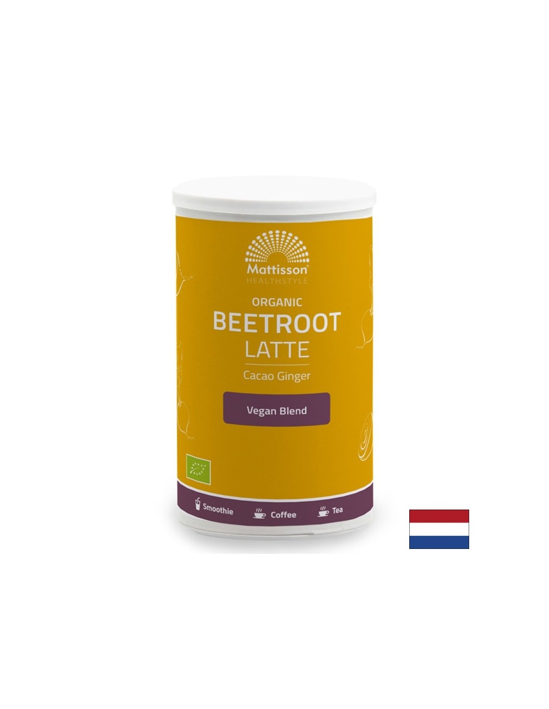 Bio Ginger Beet Latte, 160 g <tc>Mattisson Healthstyle</tc> Prášok
