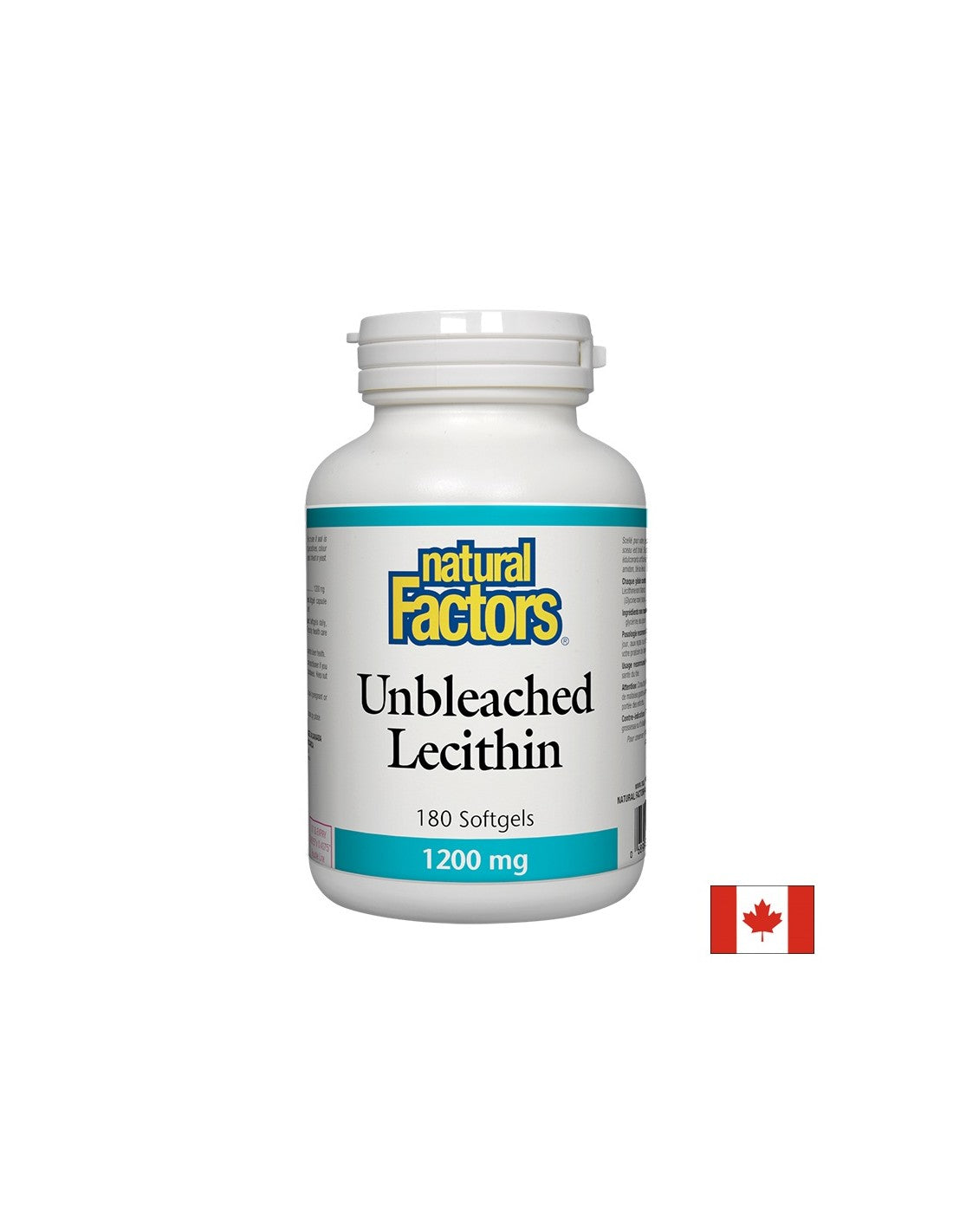 Neblúžený lecitín 1200 mg - 180 gélových kapsúl