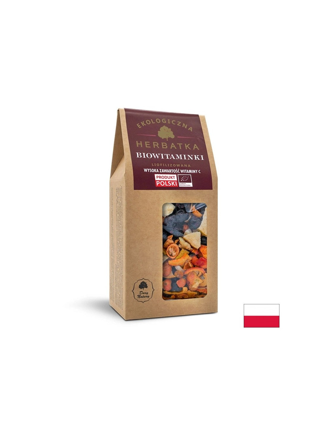 Lyofilizovaný čaj z ovocia a bylín Bio, 80 g <tc>Dary Natury</tc>