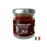 Vločky chilli korenia v olivovom oleji (extra panna), organické, 40 g