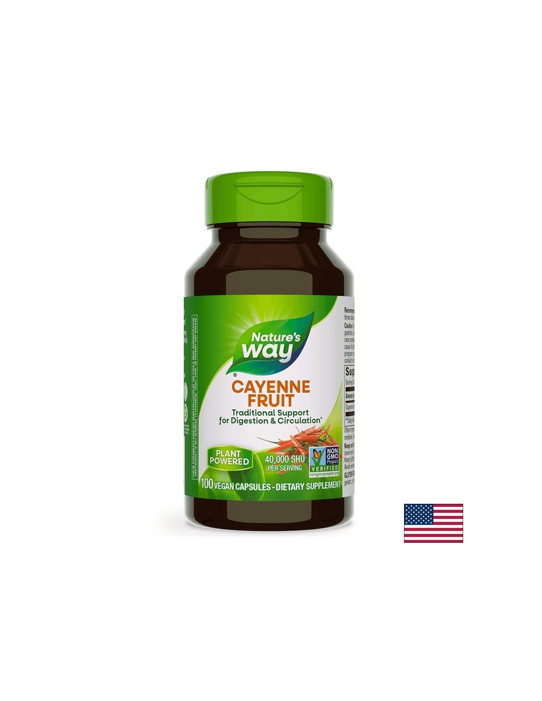 Cayenne ovocie 450 mg - 100 kapsúl