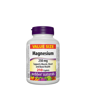 Magnesium - Magnesium (oxide, malate, glycerophosphate) 250 mg, 210 caplets - Nutra Best Europe