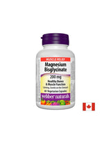 Magnézium bisglycinát/magnézium (bisglycinát) 200 mg x 60 kapsúl <tc>Webber Naturals</tc>