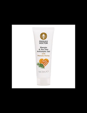 Manuka & Tea Tree Antiseptic Gel with Manuka Honey, 25 ml - Nutra Best Europe