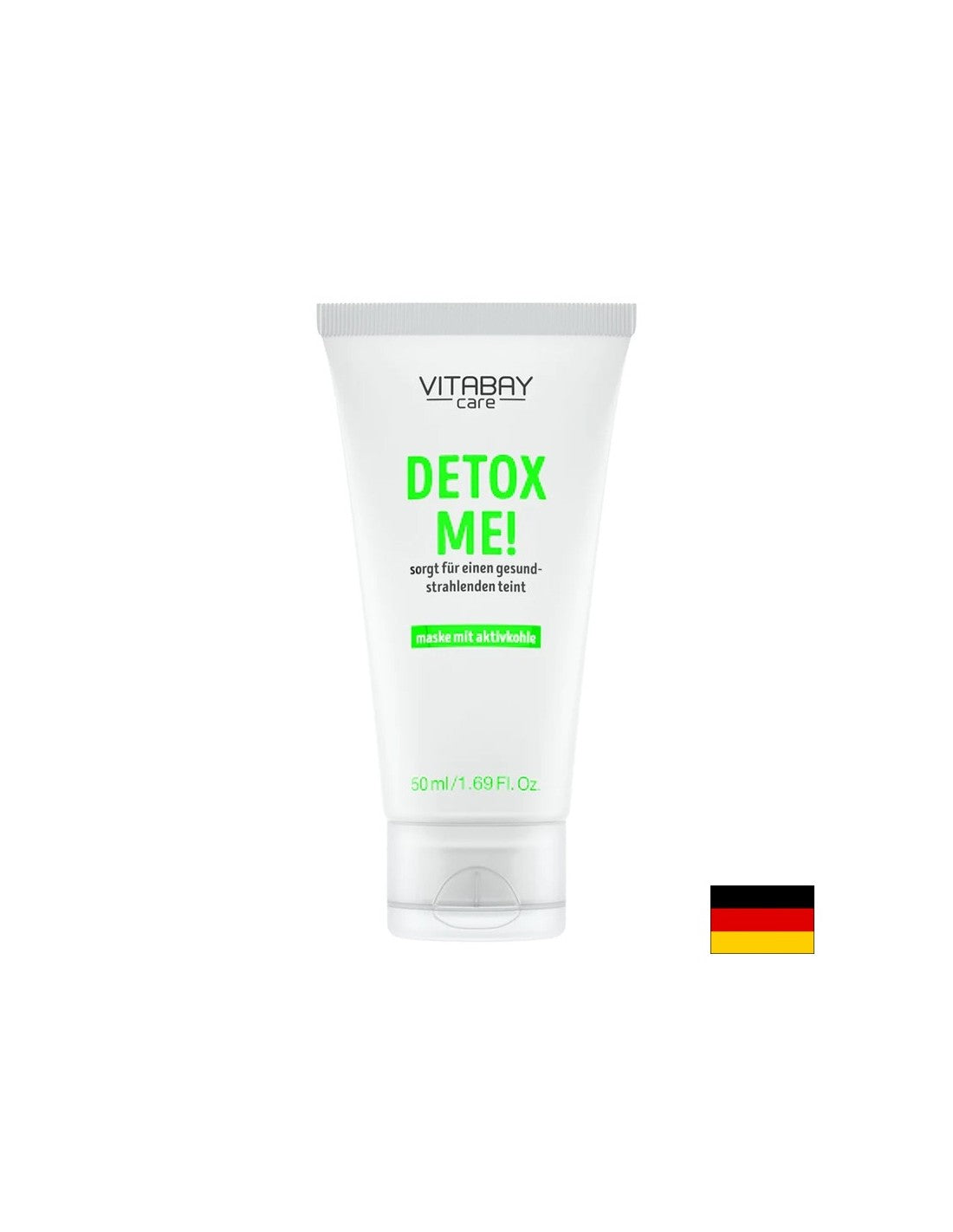 Tvárová maska ​​s aktivovaným uhlím detoxikáciou, 50 ml
