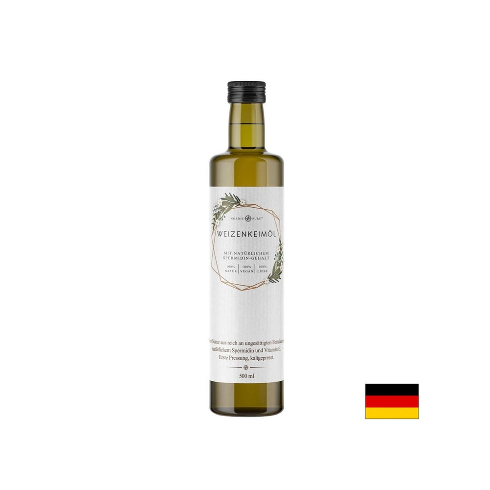 Pšeničný zárodok, stlačený za studena (čistý vitamín E), 500 ml