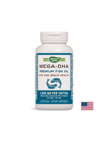 Mega -dha rybí olej 1000 mg - 60 kapsúl