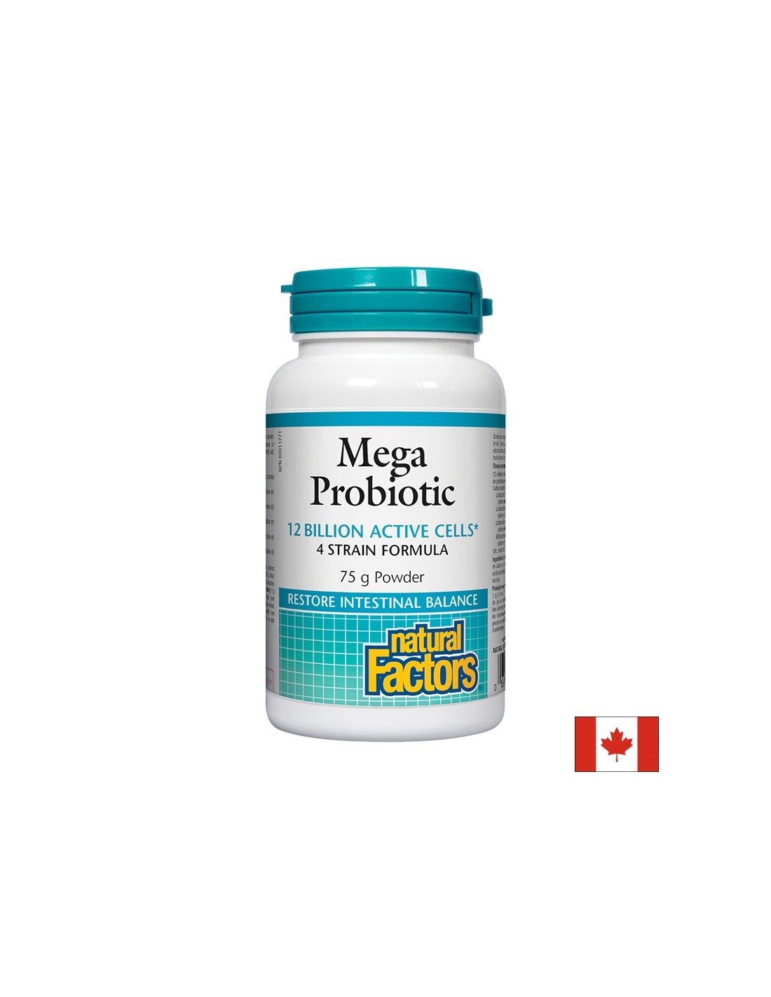 Mega probiotic 12 miliárd aktívnych probiotík - prášok - 75 gramov