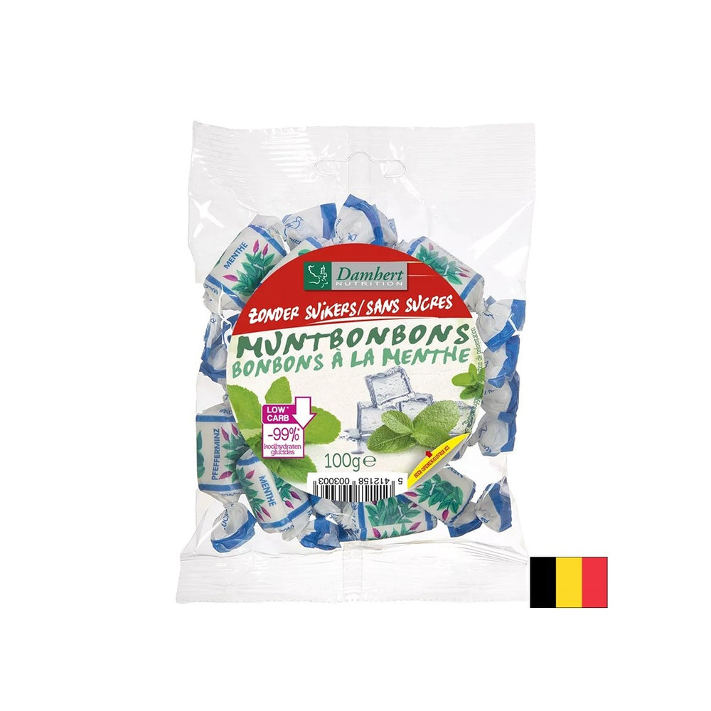 Mincovne cukríky (bez cukru), 100 g