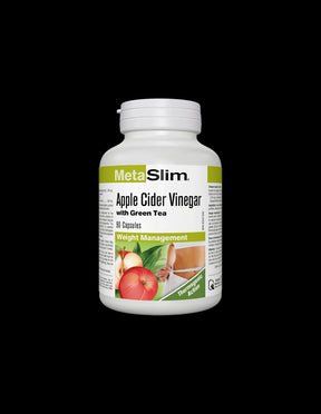 Metaslim® Apple Cider Vinegar - Apple vinegar + Green tea, 90 capsules - Nutra Best Europe
