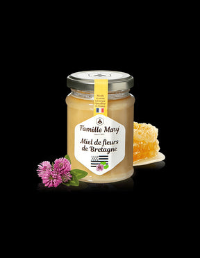 Flower honey from Brittany, France - Miel de fleurs de Bretagne, 230 g - Nutra Best Europe