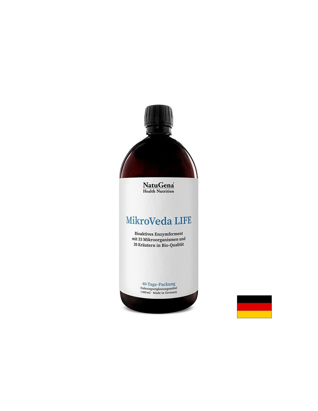 Mikroveda Life - BioActive Ferment s probiotickými baktériami a bylinnými extraktmi, 1000 ml
