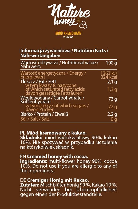 Príroda med Ochutené - 400 gramov