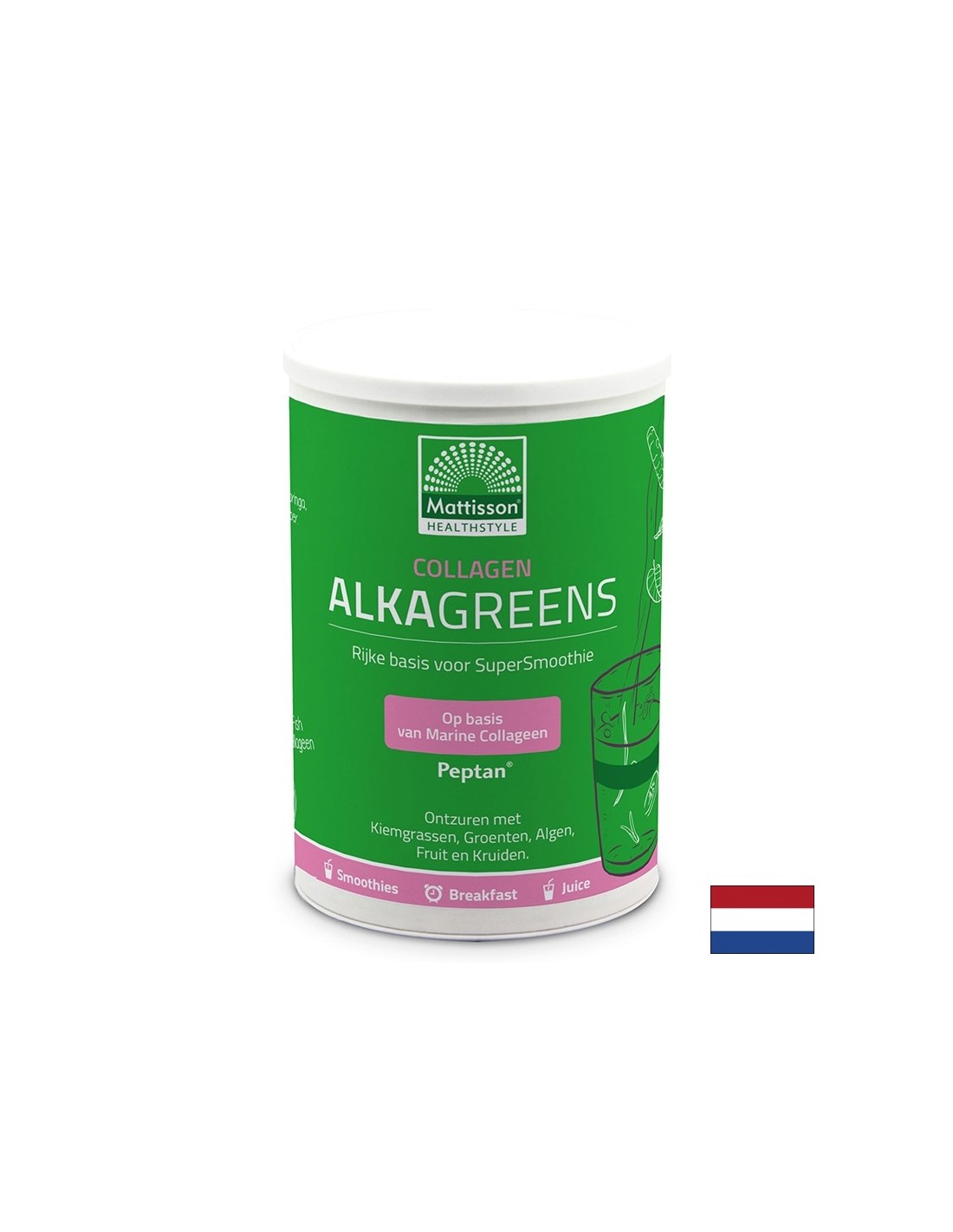 Mladá pokožka - zdravé kĺby - morská kolagén alka greens, 300 g
