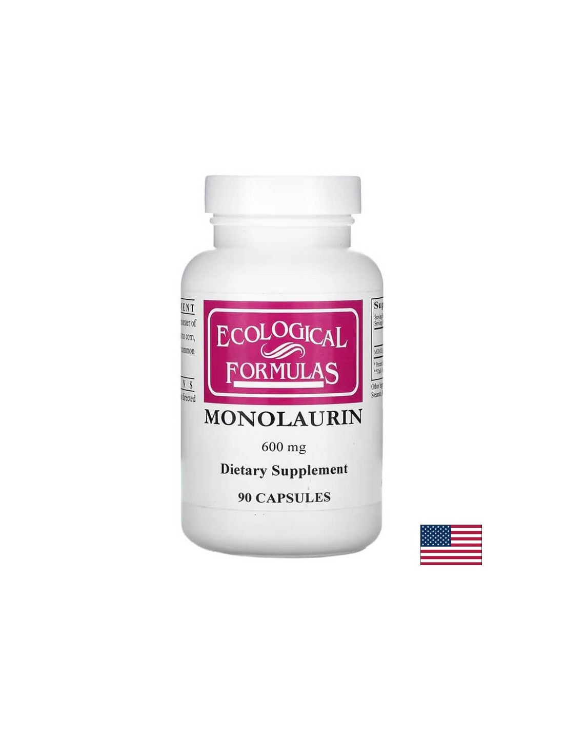 Monolaurín - Imunita, ochrana infekcií, energia, 600 mg, 90 kapsúl