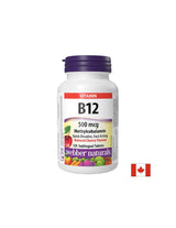Energia, nervový systém, funkcia mozgu - vitamín B12, 500 µg, 120 sublingválnych tabliet