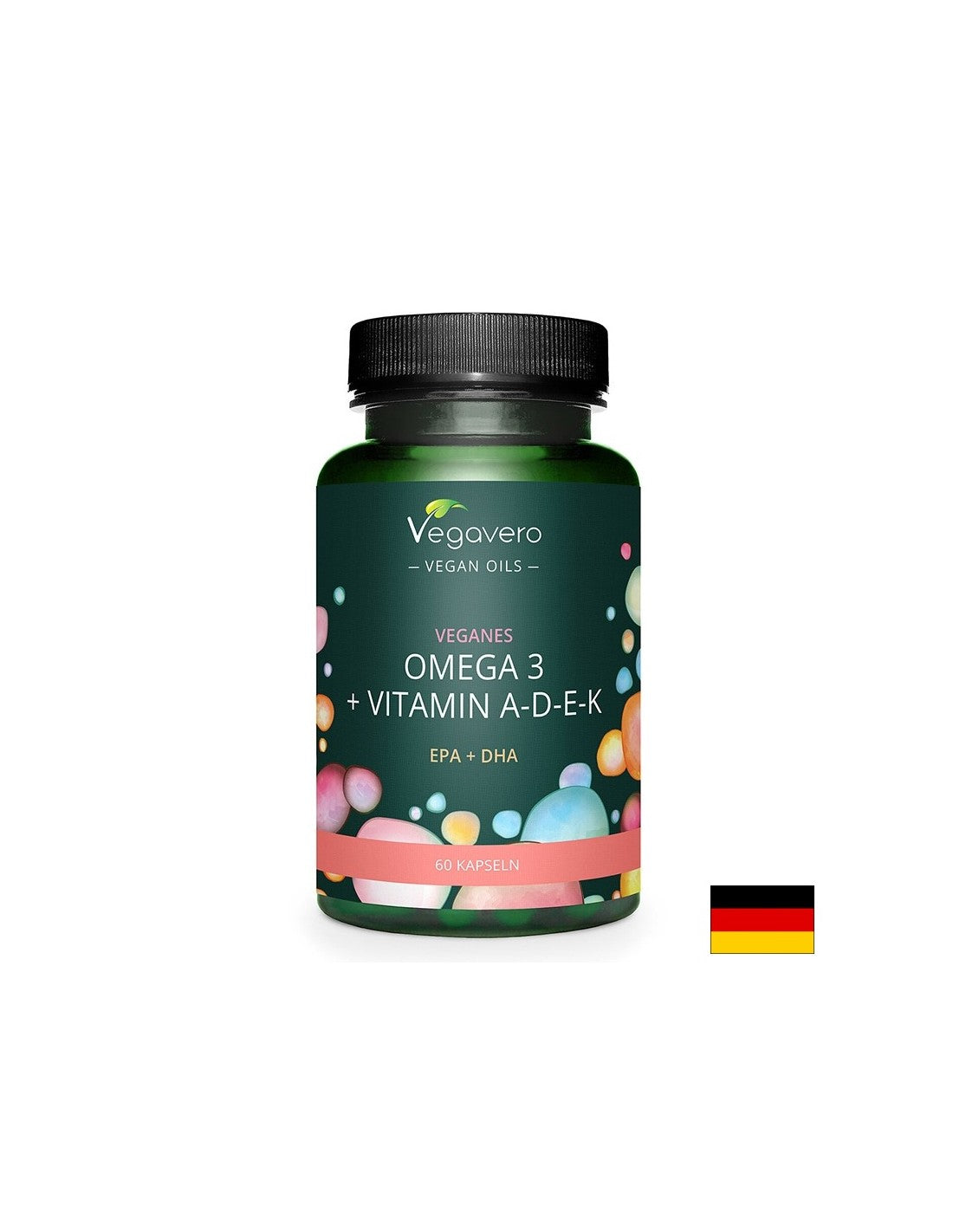 Funkcia mozgu, videnia a srdca - Omega -3 + Vitamín A, D3, E, K, 60 kapsúl