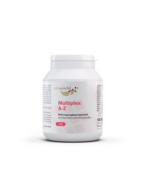 Multiplex Vitamins and Minerals A-Z, 100 tablets - Nutra Best Europe