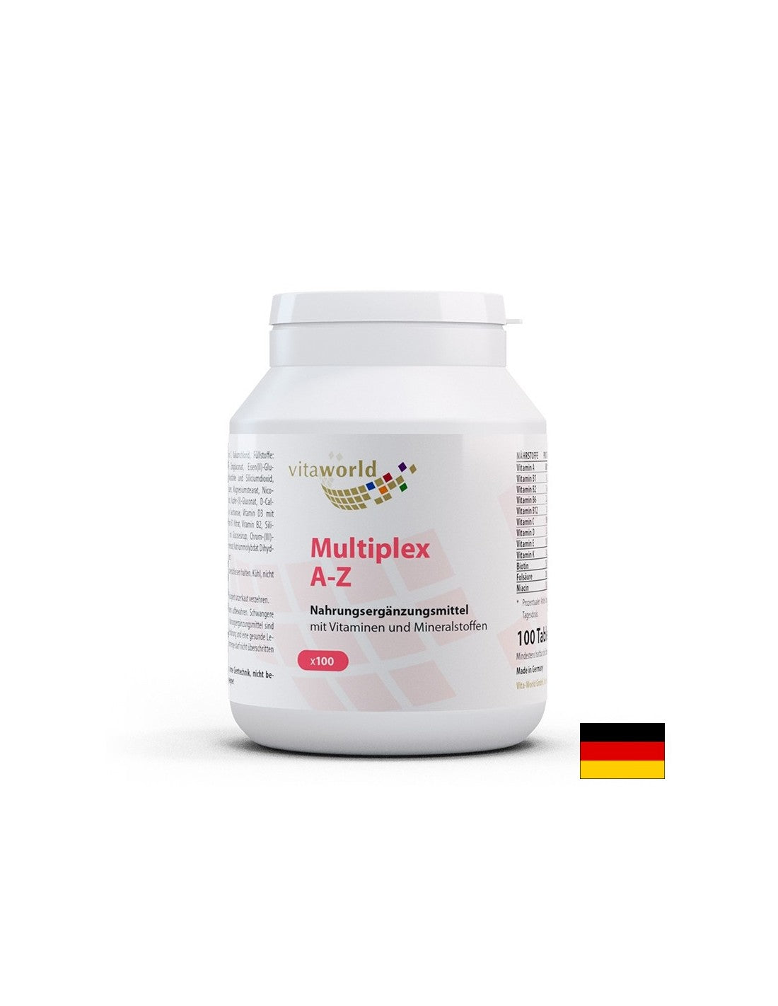 Multiplexné vitamíny a minerály A-Z, 100 tabliet
