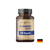 Funkcia svalov, srdce a neurologické zdravie-horčík (Dicitrate Tri-Magnesium), kapsuly 120 mg x 210
