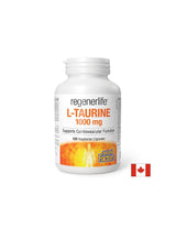 Funkcia svalov a srdca - RegenerLife ™ L -taurín, 1 000 mg x 120 kapsúl