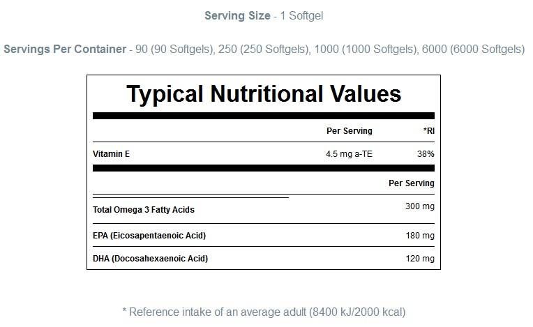 Esenciálne omega 3 - 90 gélové kapsuly