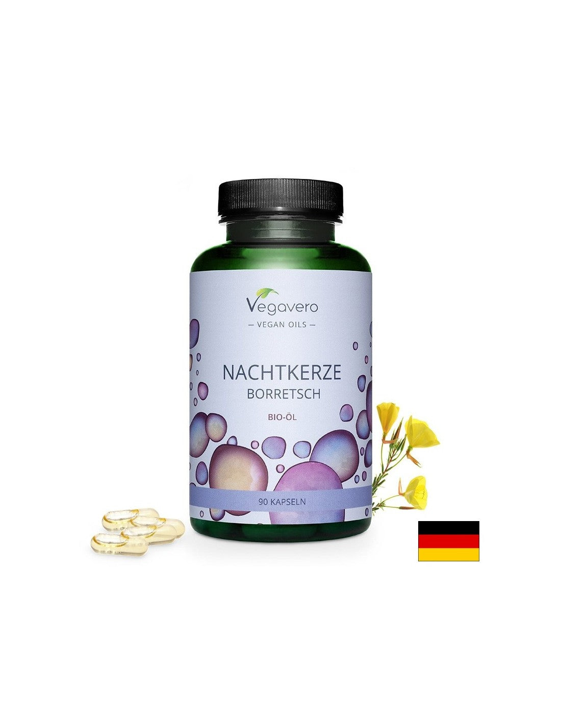 Zachladnutý večerný primrose a borage olej, 90 kapsúl