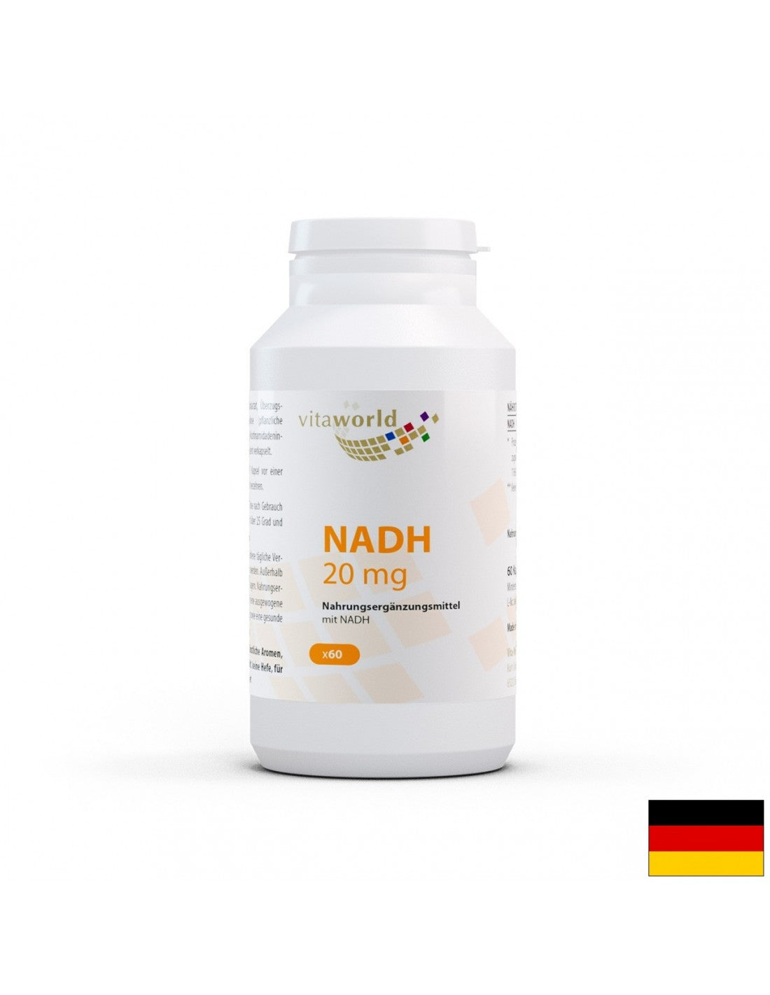NADH / nikotinamid adenín dinukleotid 20 mg, 60 kapsúl