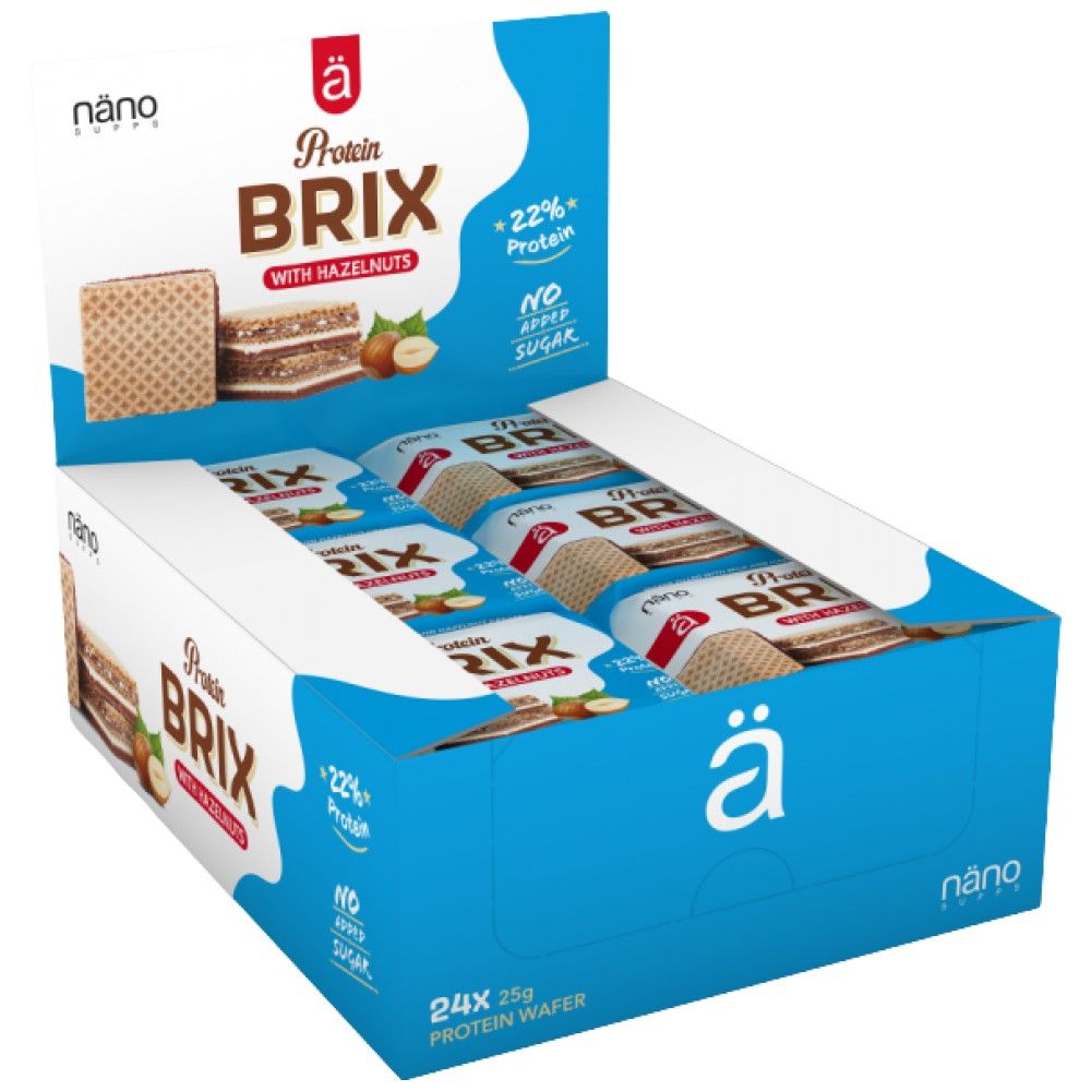 Proteín Brix s lieskovými orechmi - 24 x 25 gramov