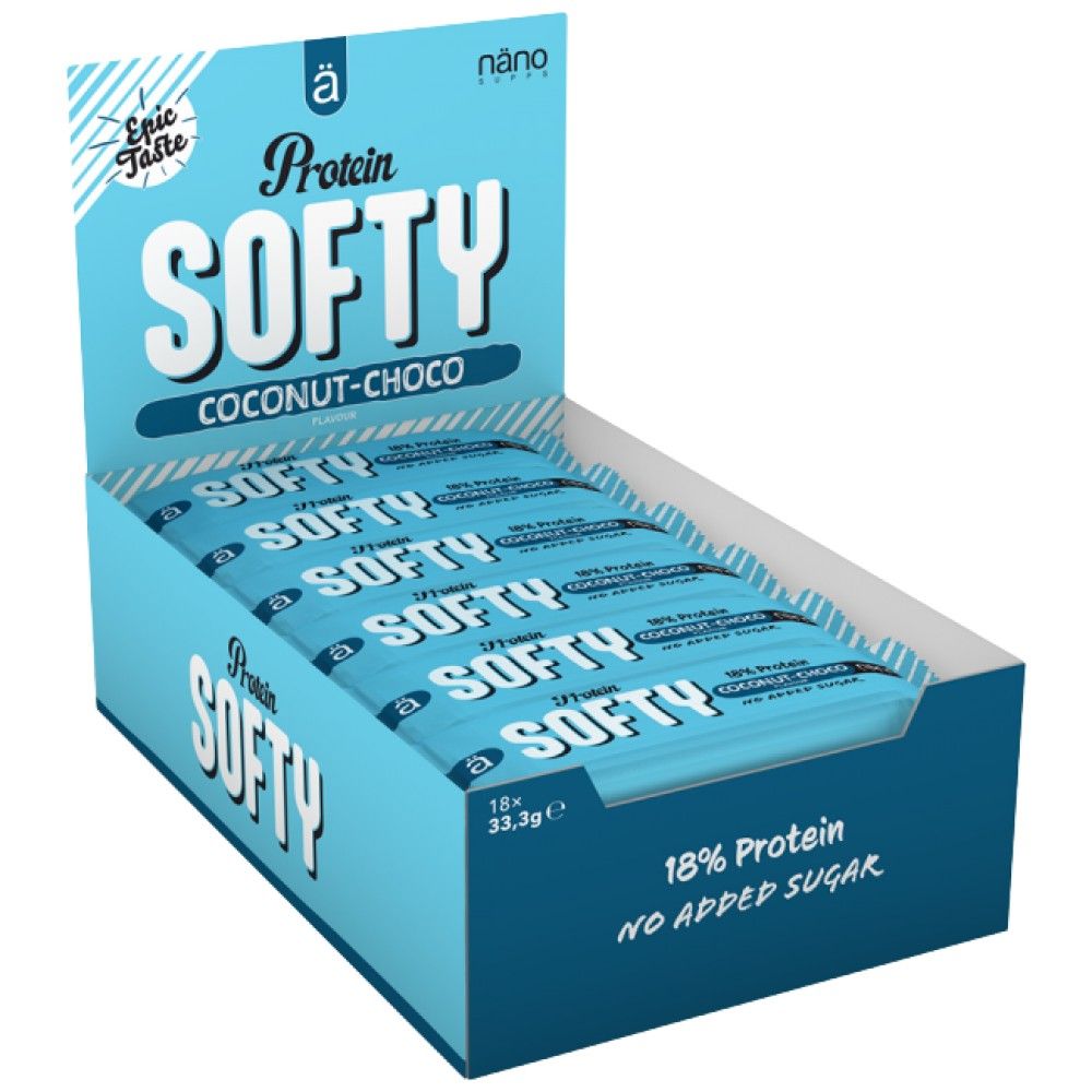Proteín Softy Bar | Žiadny pridaný cukor - 18 x 33,3 gramov