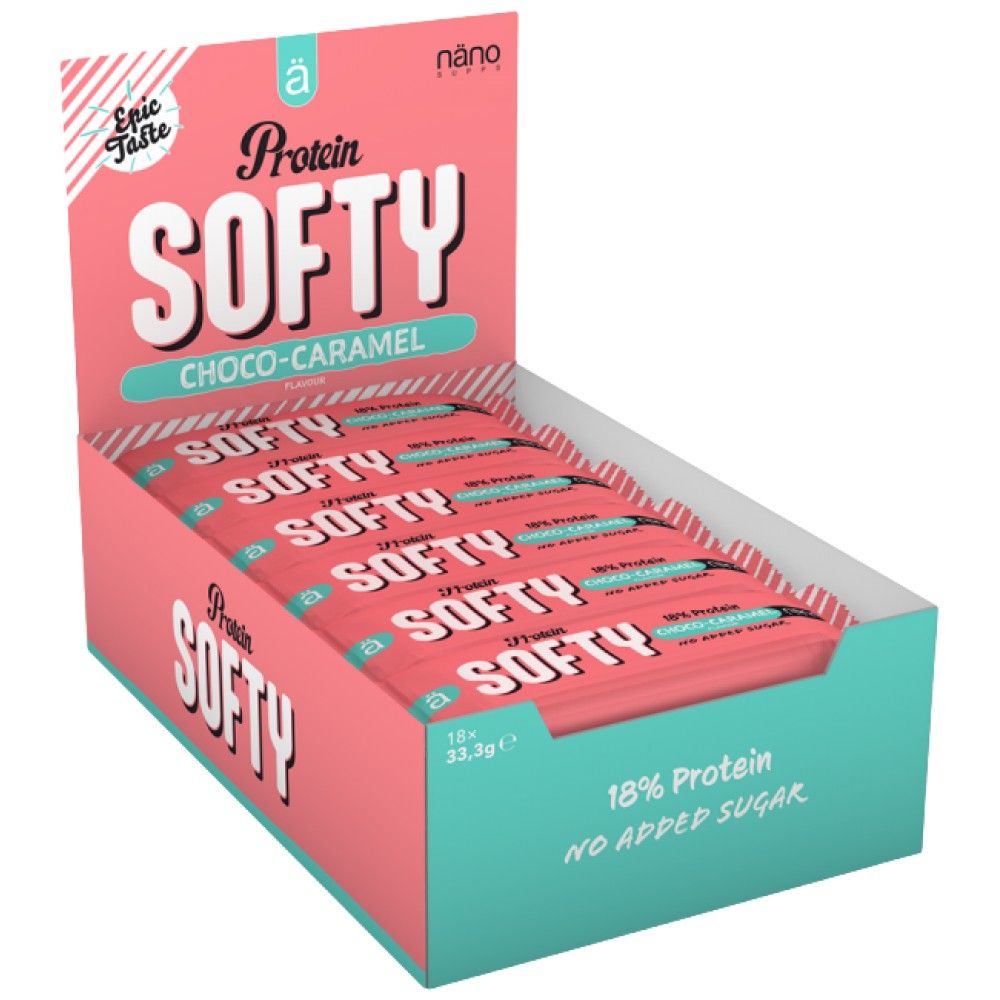 Proteín Softy Bar | Žiadny pridaný cukor - 18 x 33,3 gramov