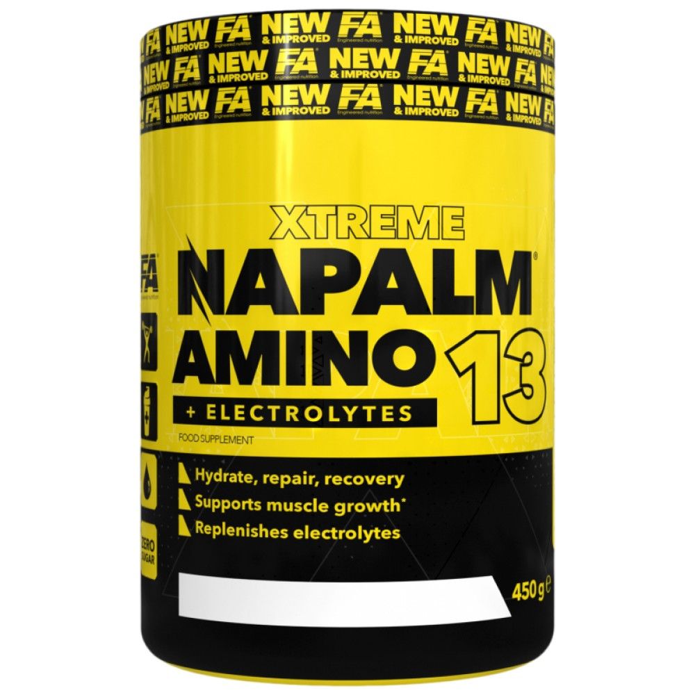 Xtreme napalm/amino 13 + elektrolyty - 450 gramov